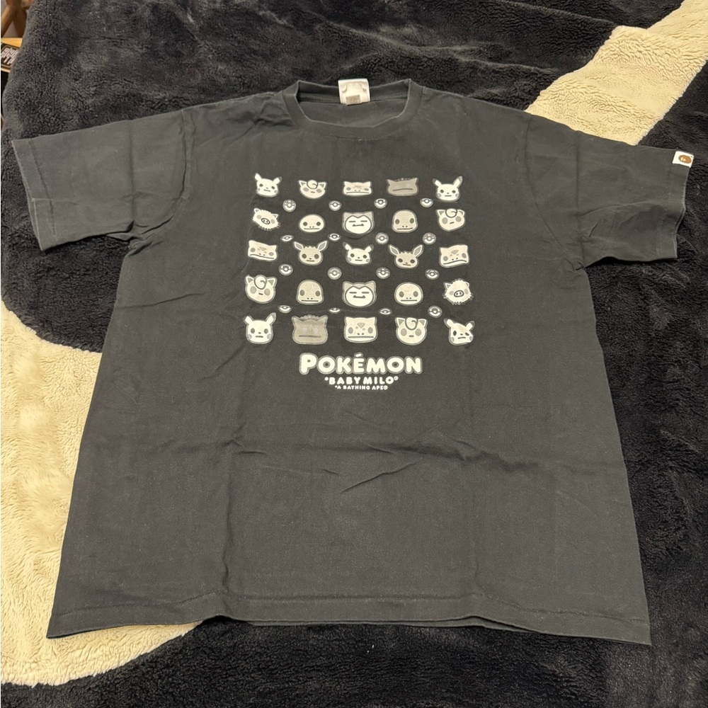 Bape x Pokémon monotoned tee